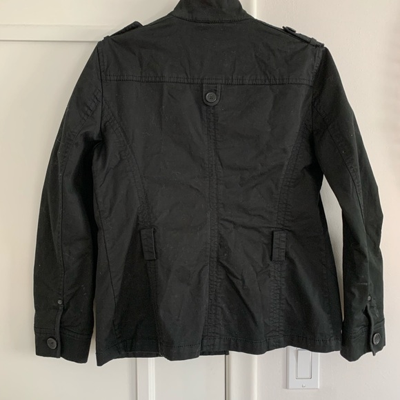 Esprit Jackets & Coats Black Canvas Field Utility Jacket Military